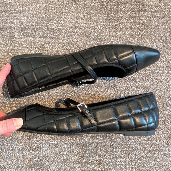 Michael Kors Mae Quilted Leather Ballet Flats - Picture 6 of 9